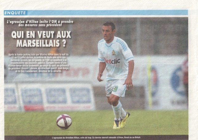 Enquête sur les agressions dont sont victimes les joueurs de l'OM